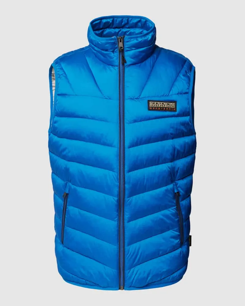Napapijri Regular Fit Steppweste mit Stehkragen Modell 'AERONS Royal
