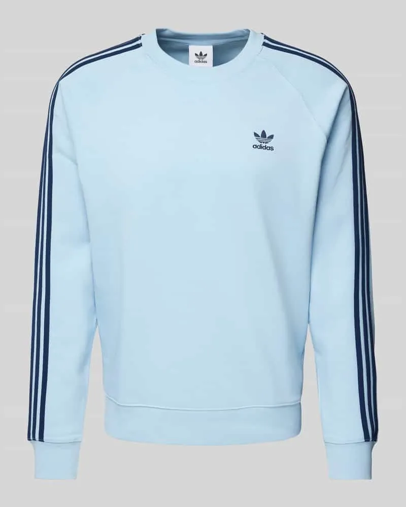 adidas Sweatshirt mit gerippten Abschlüssen 