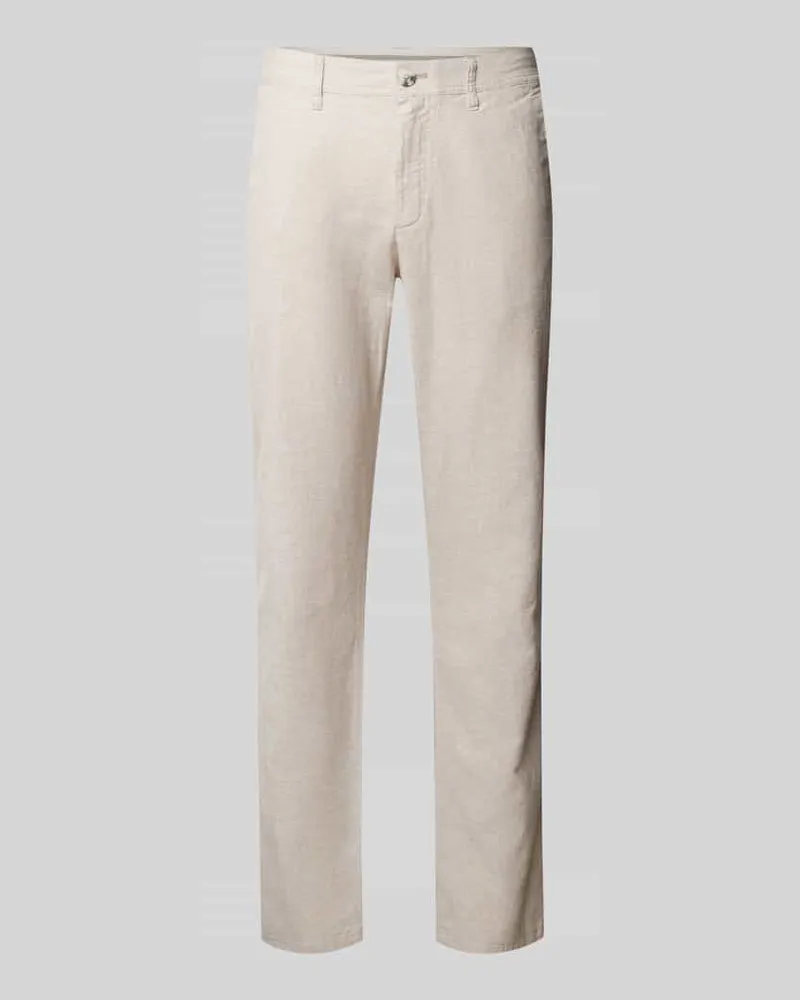 Tom Tailor Relaxed Fit Chino aus Leinen-Baumwoll-Mix 