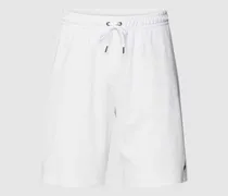 Sweatshorts mit Allover-Muster Modell 'ATHLETIC