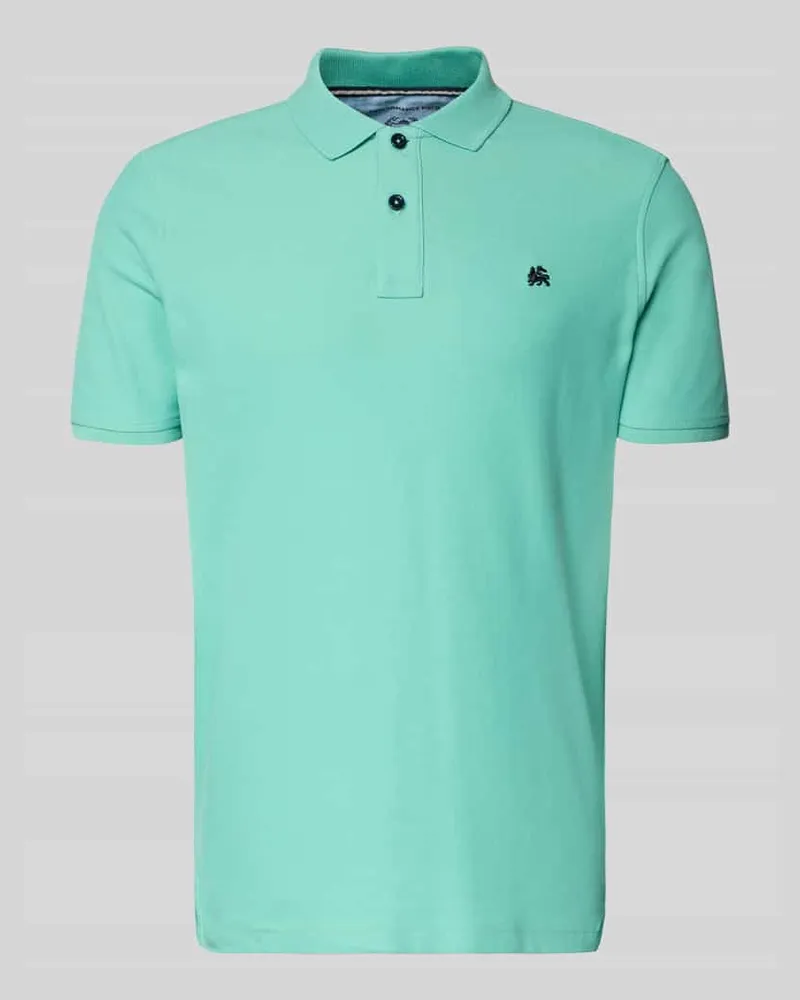 Lerros Poloshirt mit Logo-Stitching Modell 'PERFORMANCE Mint