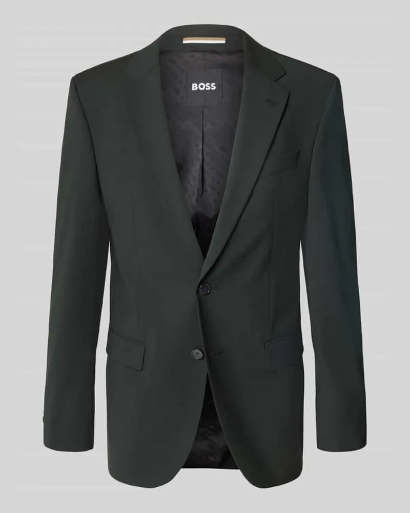 HUGO BOSS Regular-Fit Anzugsakko aus Schurwoll-Mix Oliv