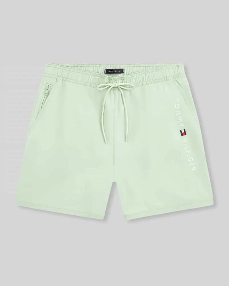 Tommy Hilfiger Badehose mit Label Print Schilf