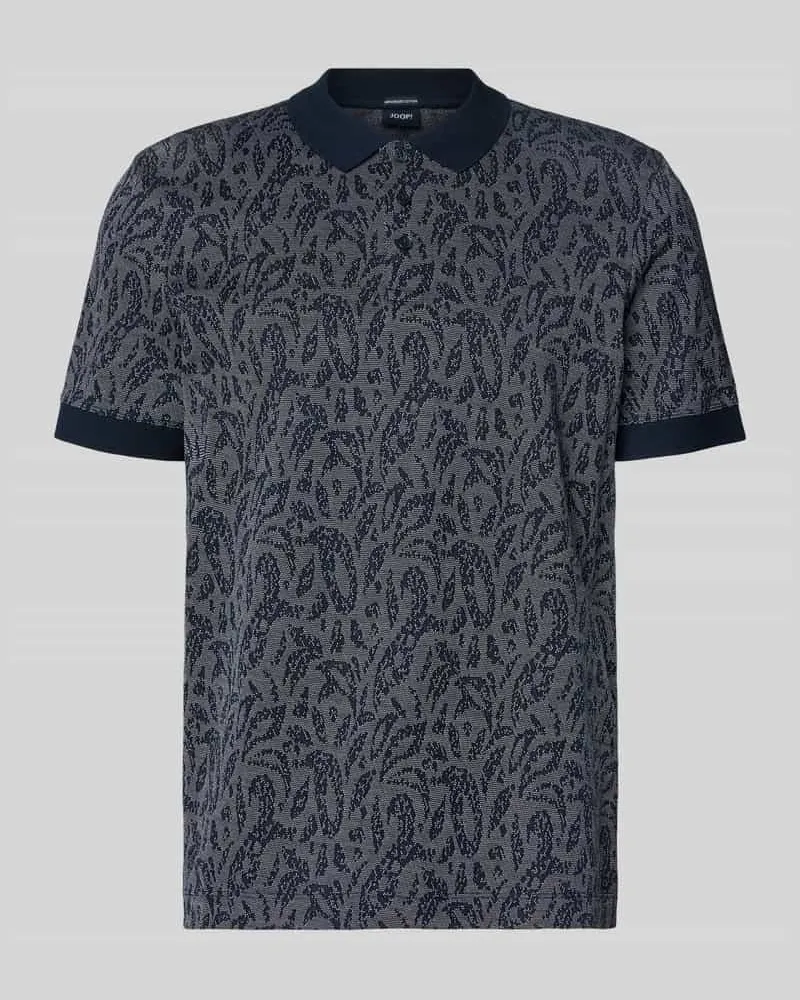 JOOP! Poloshirt mit kurzer Knopfleiste Modell 'Jadson Marine