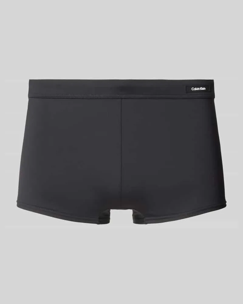 Calvin Klein Badehose mit Label-Patch 
