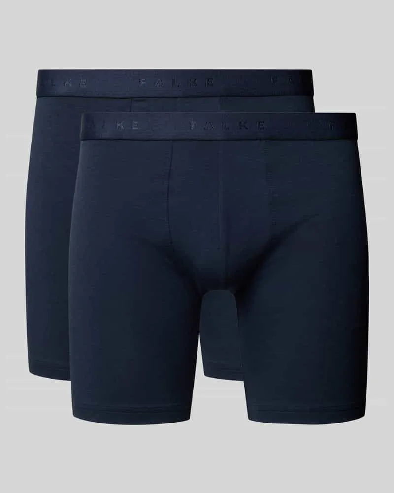 Falke Trunks im 2er-Pack mit elastischem Logo-Bund Dunkelblau