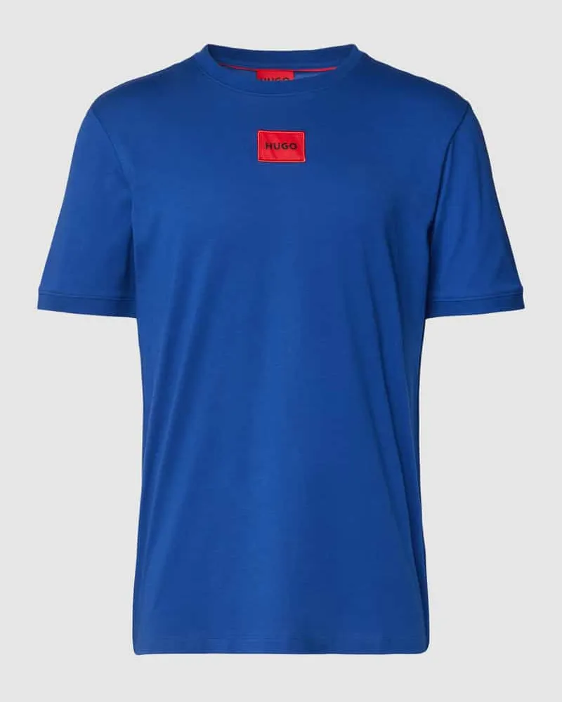 HUGO BOSS T-Shirt mit Label-Patch Modell 'Diragolino Royal