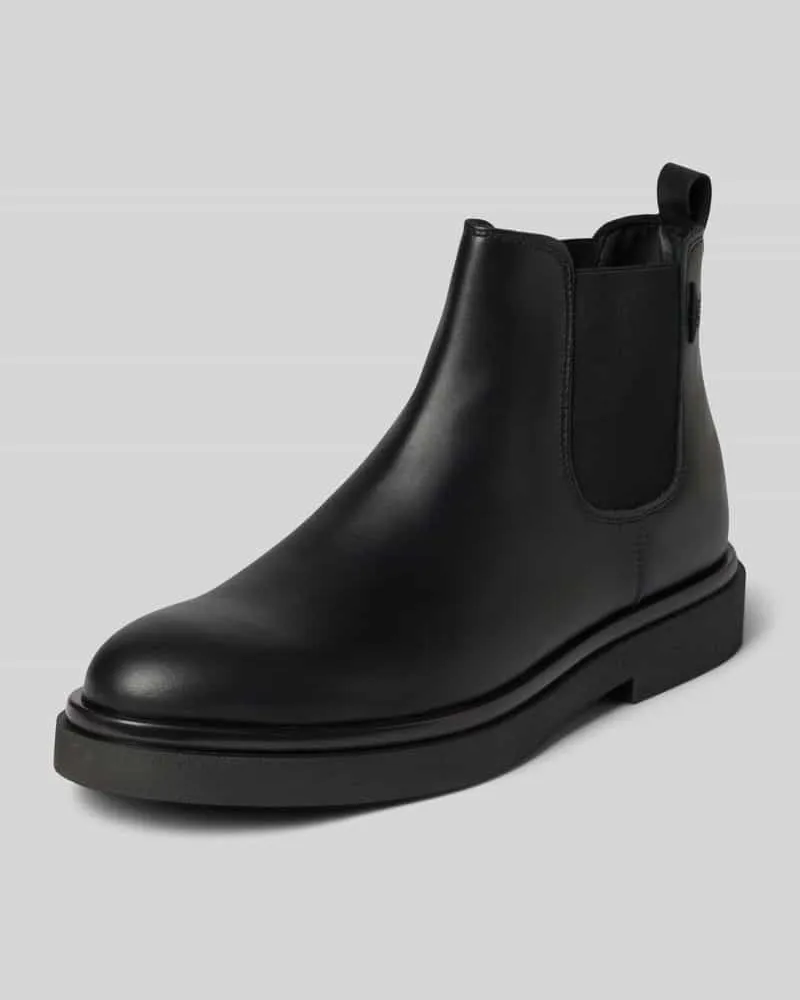 Antony Morato Chelseas aus Rindsnappa mit Gummisohle Black