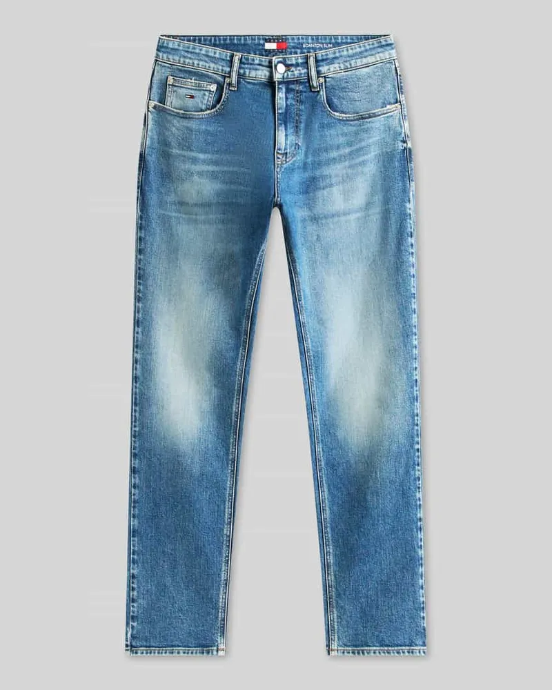 Tommy Hilfiger Slim Fit Jeans aus Baumwoll-Mix Modell 'SCANTON SLIM Blau