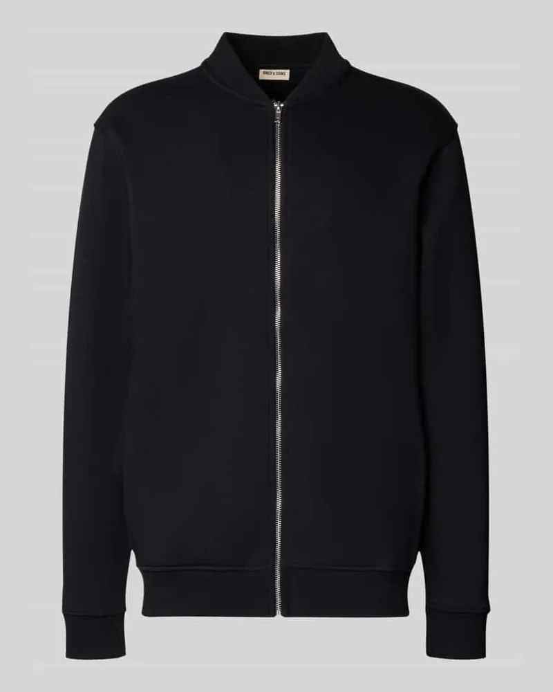 Only & Sons Regular Fit Sweatjacke aus Baumwoll-Mix Modell 'CERES 