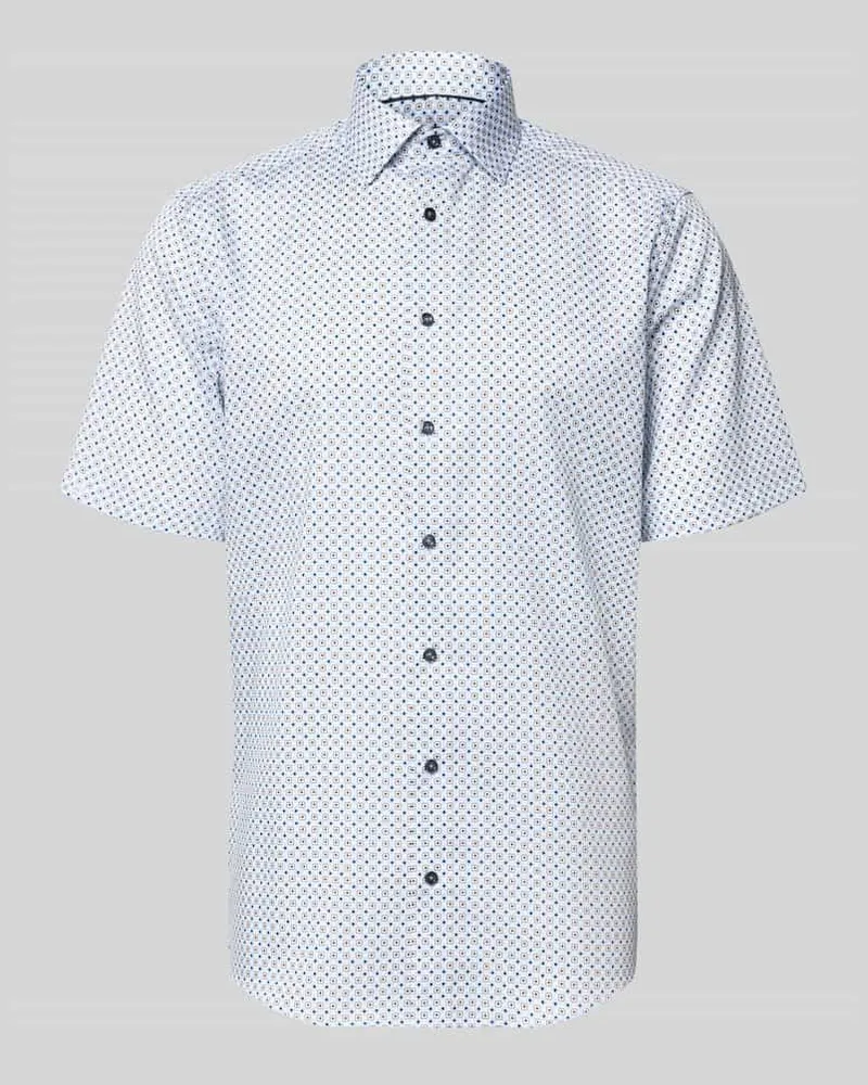 Olymp Regular Fit Business-Hemd mit Kentkragen Bleu