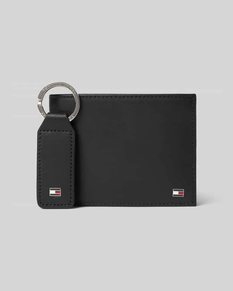 Tommy Hilfiger Portemonnaie im Set mit Schlüsselring Black