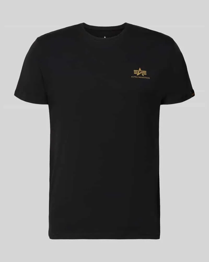 Alpha Industries T-Shirt aus Baumwolle Black