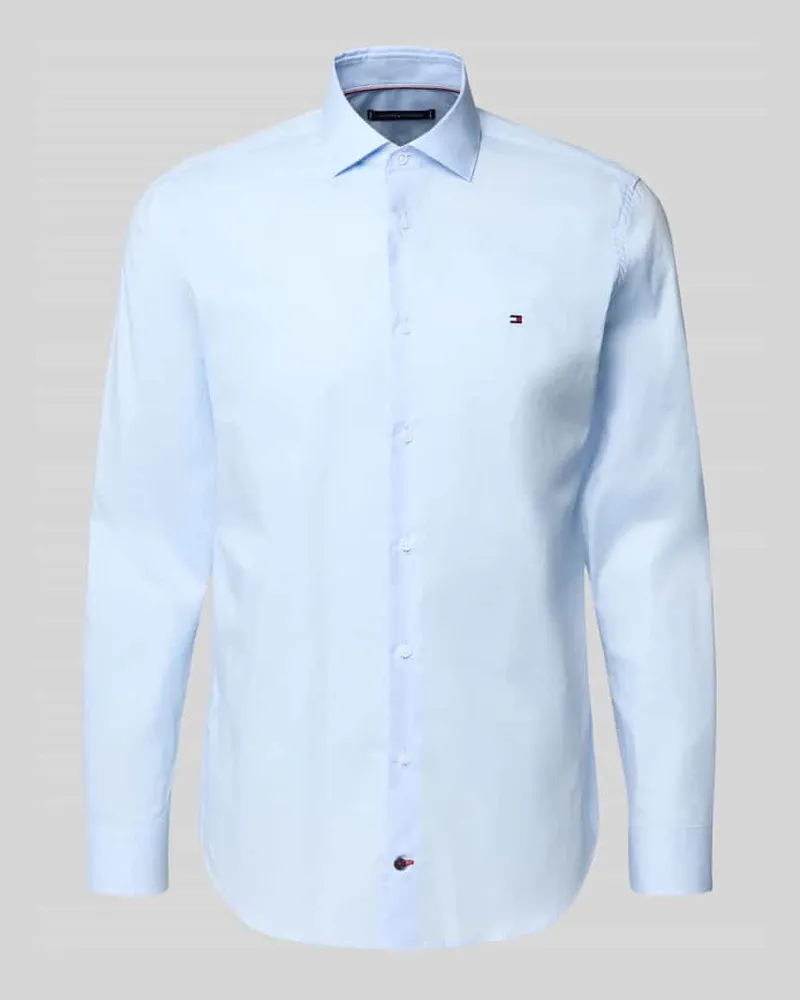 Tommy Hilfiger Slim Fit Businesshemd mit Kentkragen 