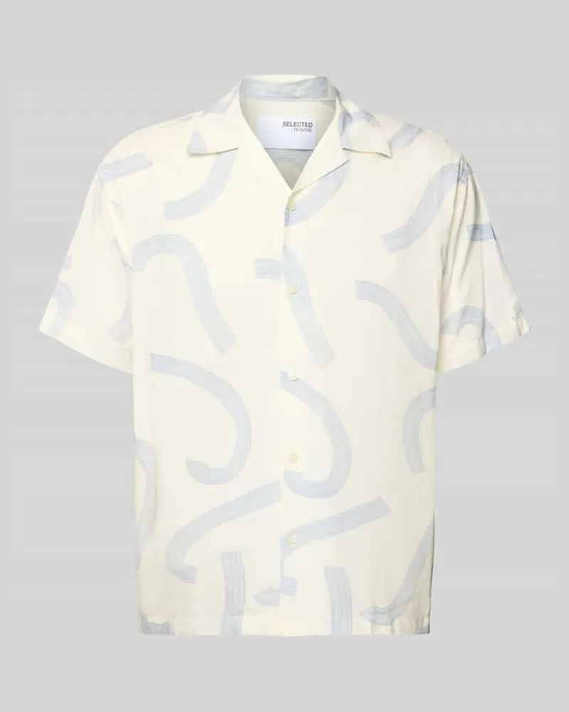 Selected Homme Relaxed Fit Freizeithemd aus Baumwoll-Mix Modell 'RELAXAIR 