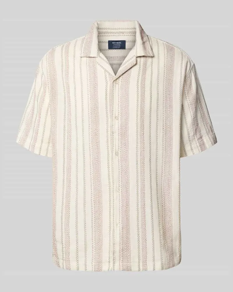 McNeal Freizeithemd mit Reverskragen Beige