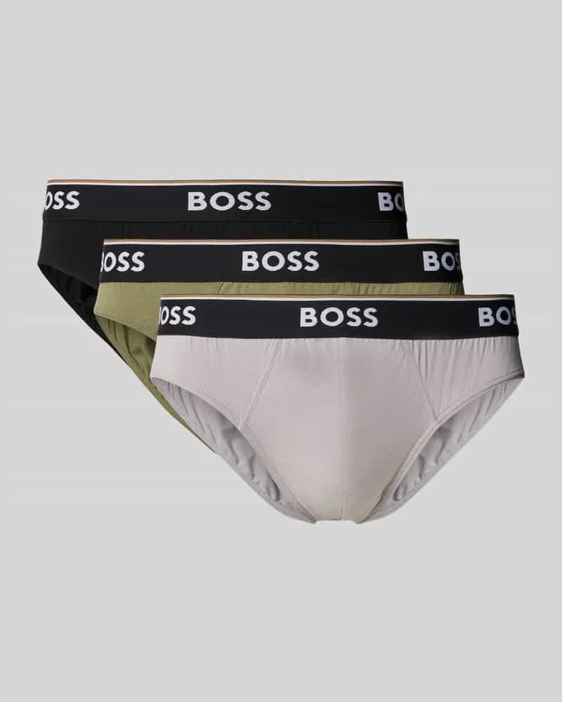 HUGO BOSS Slip aus Baumwoll-Elasthan-Mix im 3er-Pack 