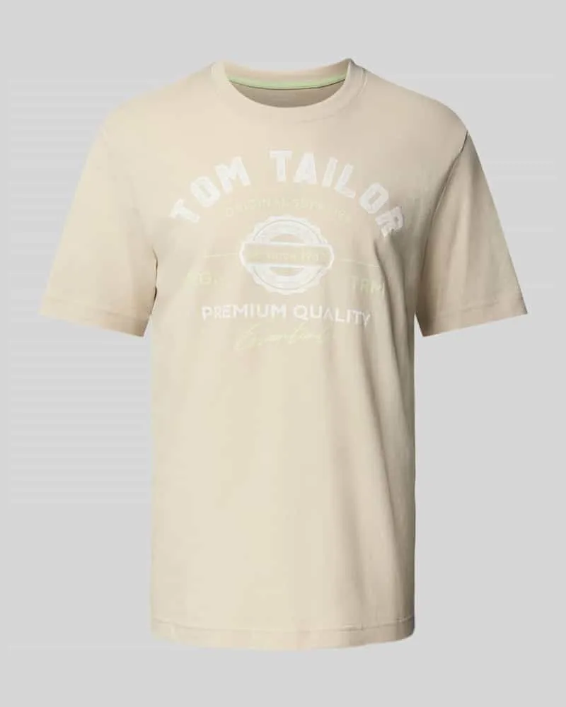 Tom Tailor Regular Fit T-Shirt aus reiner Baumwolle 