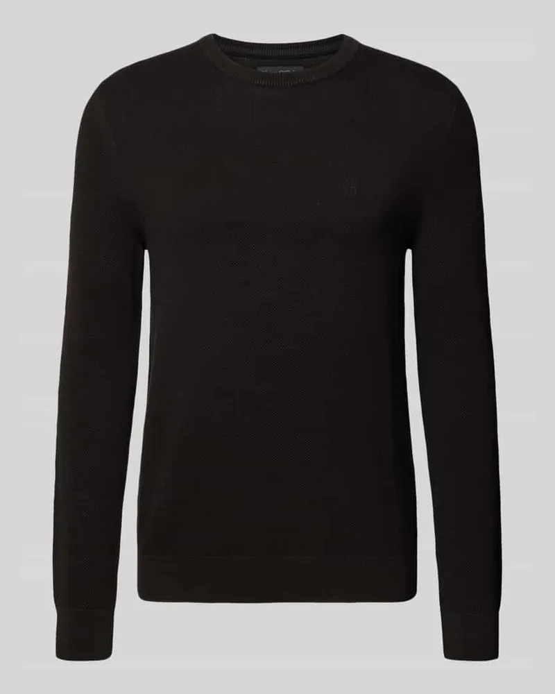 Marc O'Polo Regular Fit Pullover aus reiner Baumwolle Black
