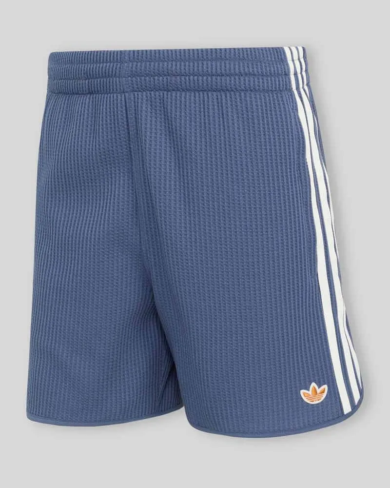 adidas Relaxed Fit Shorts mit Baumwoll-Anteil Rauchblau