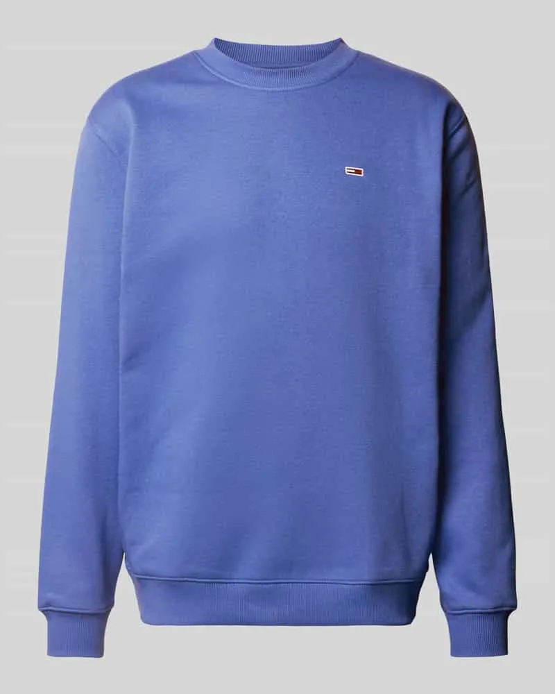 Tommy Hilfiger Sweatshirt mit Logo-Stitching Royal