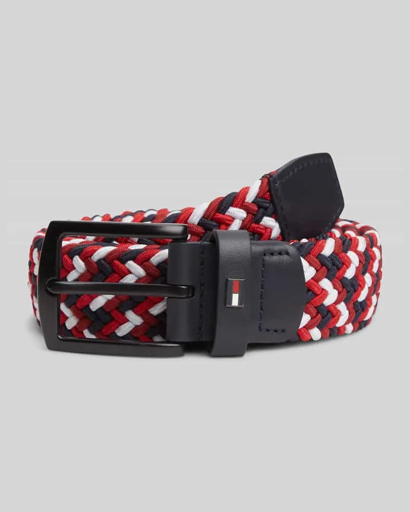 Tommy Hilfiger Geflochtener Gürtel Modell 'DENTON Marine