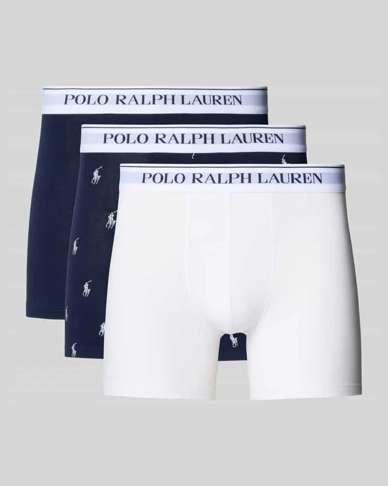 Ralph Lauren Trunks aus Baumwoll-Mix im 3er-Pack Dunkelblau