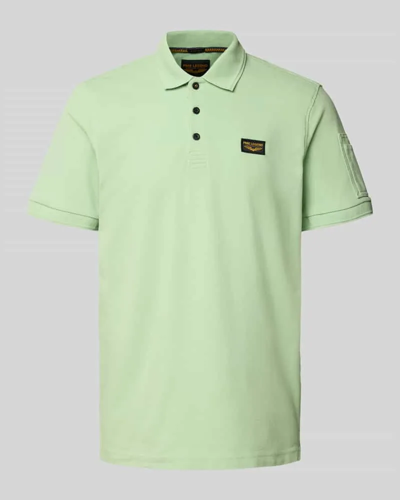 PME Legend Poloshirt mit Label-Detail 