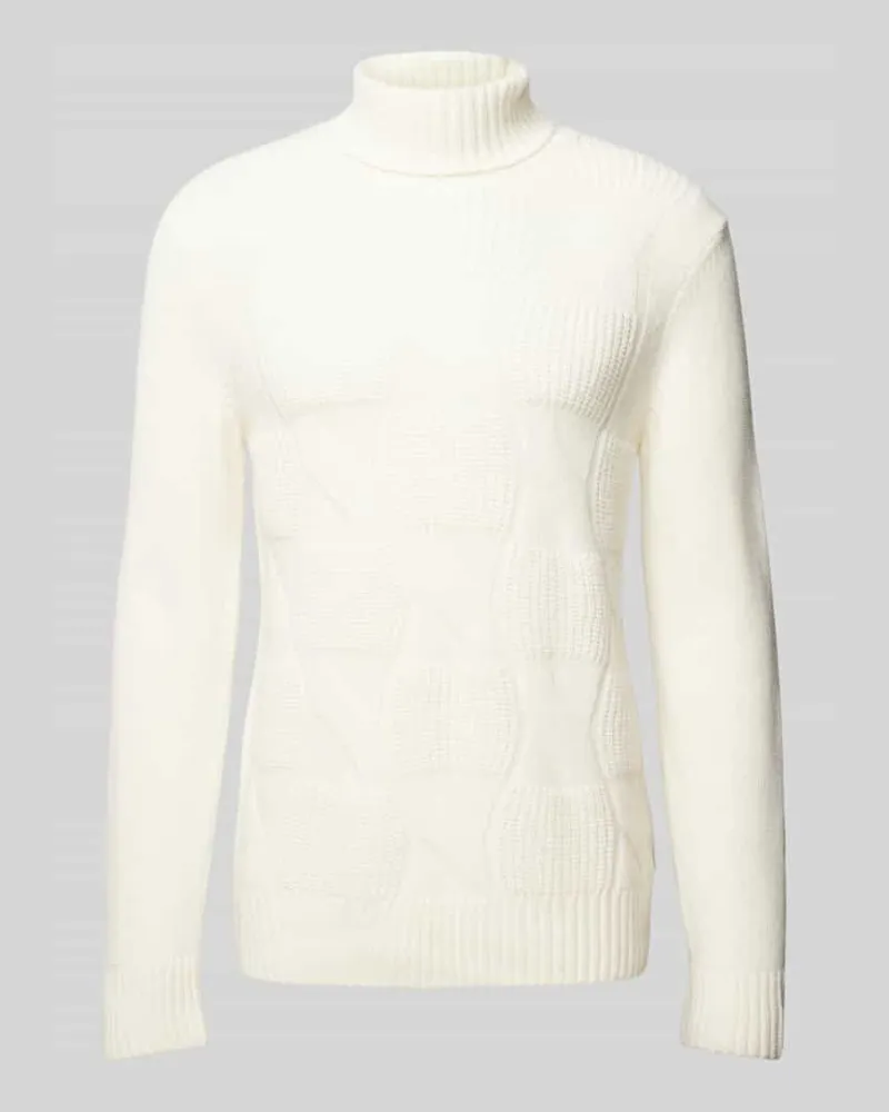 Brax Rollkragenpullover mit Label-Detail Modell 'Brian 