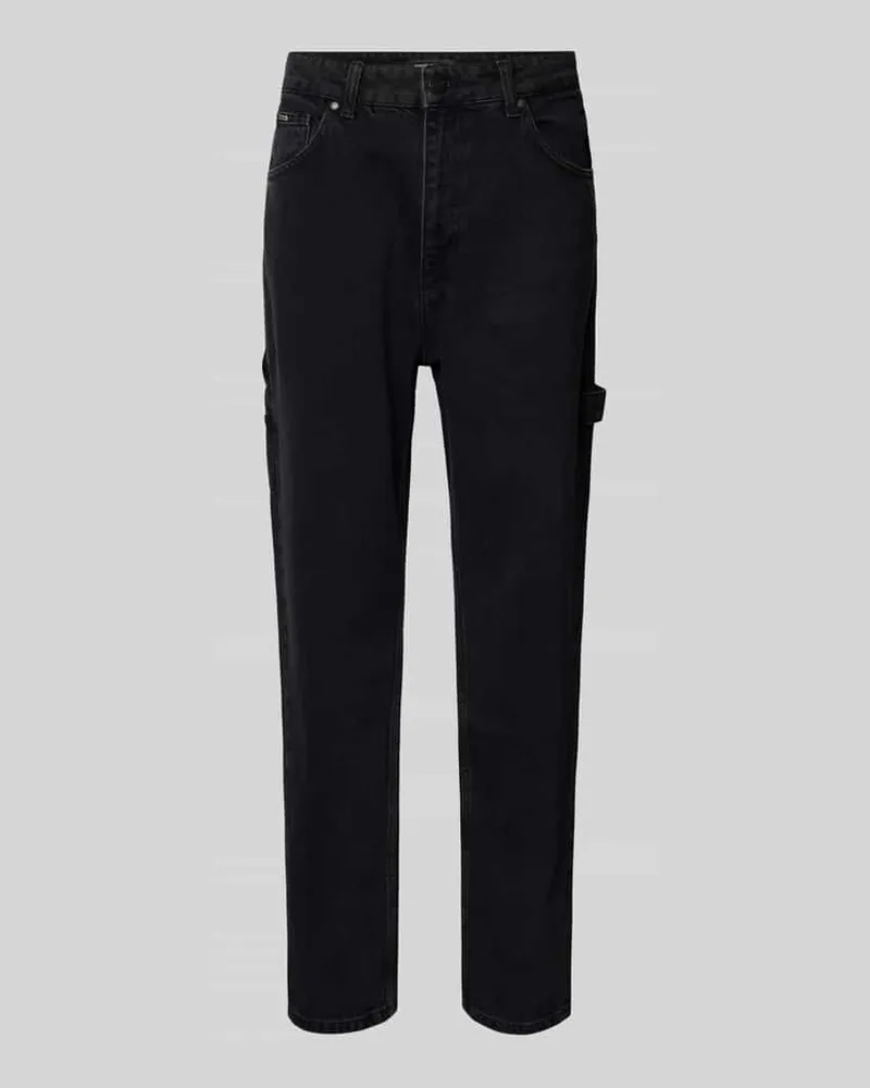 PEGADOR Baggy Fit Jeans im 5-Pocket-Design Modell 'DAULE Black