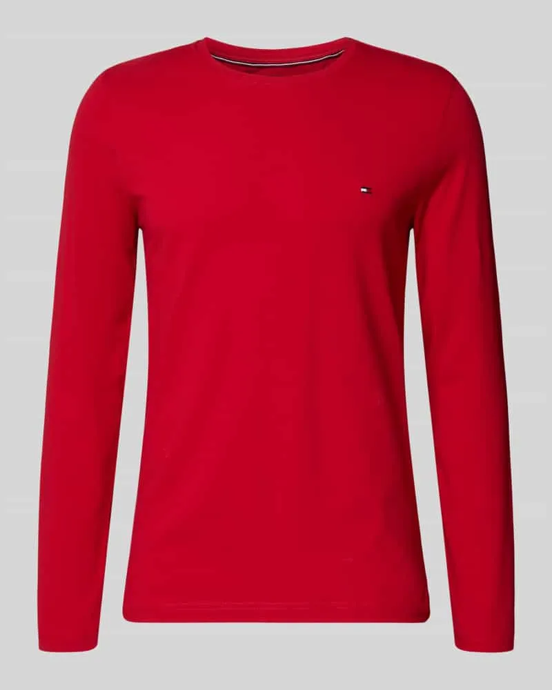 Tommy Hilfiger Slim Fit Langarmshirt aus Baumwoll-Mix 