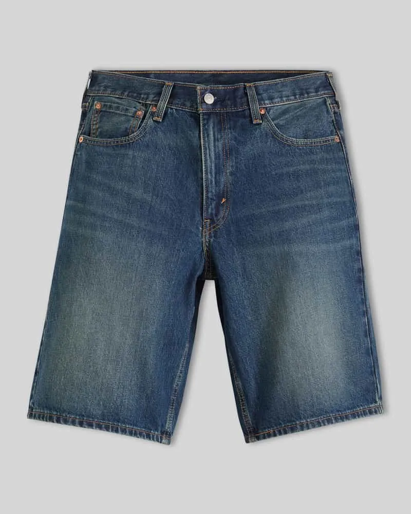 Levi's Wide Leg Bermuda mit 5-Pocket-Design Dunkelblau