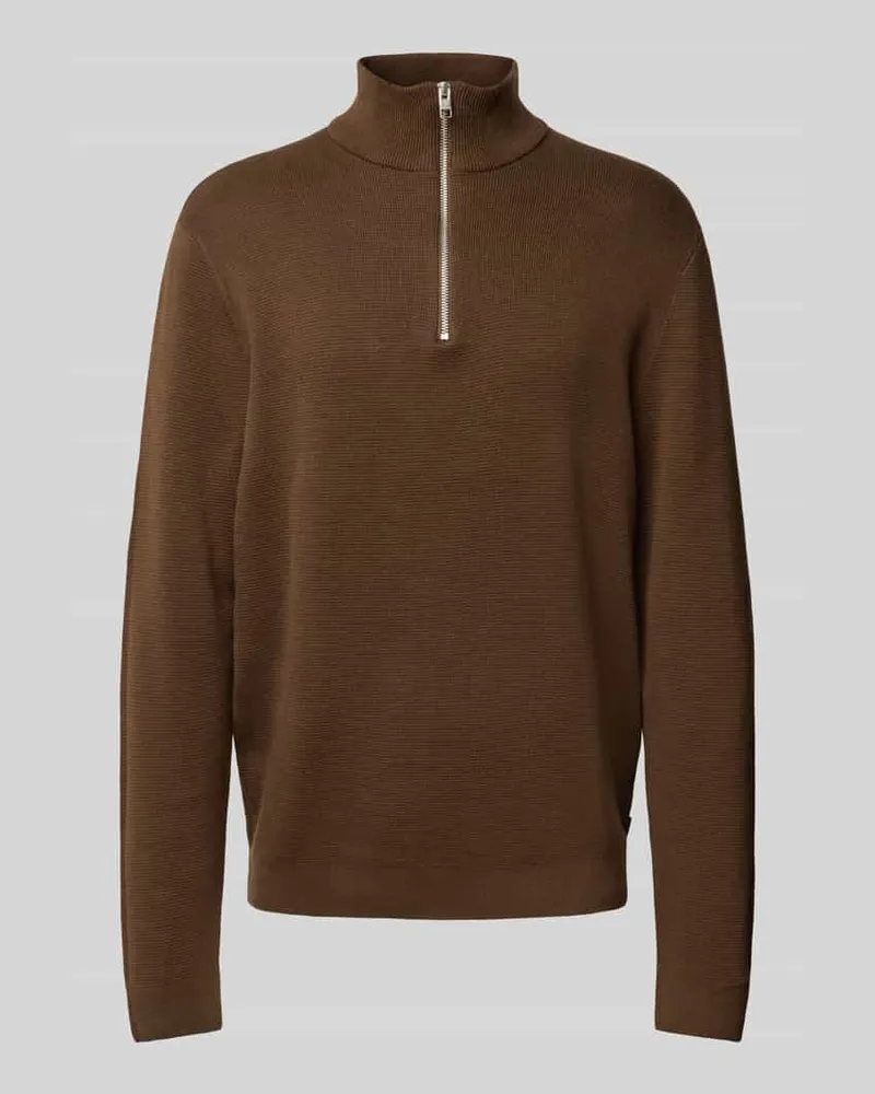 Jack & Jones Troyer mit Label-Detail MOdell 'BLAMILANO Anthrazit
