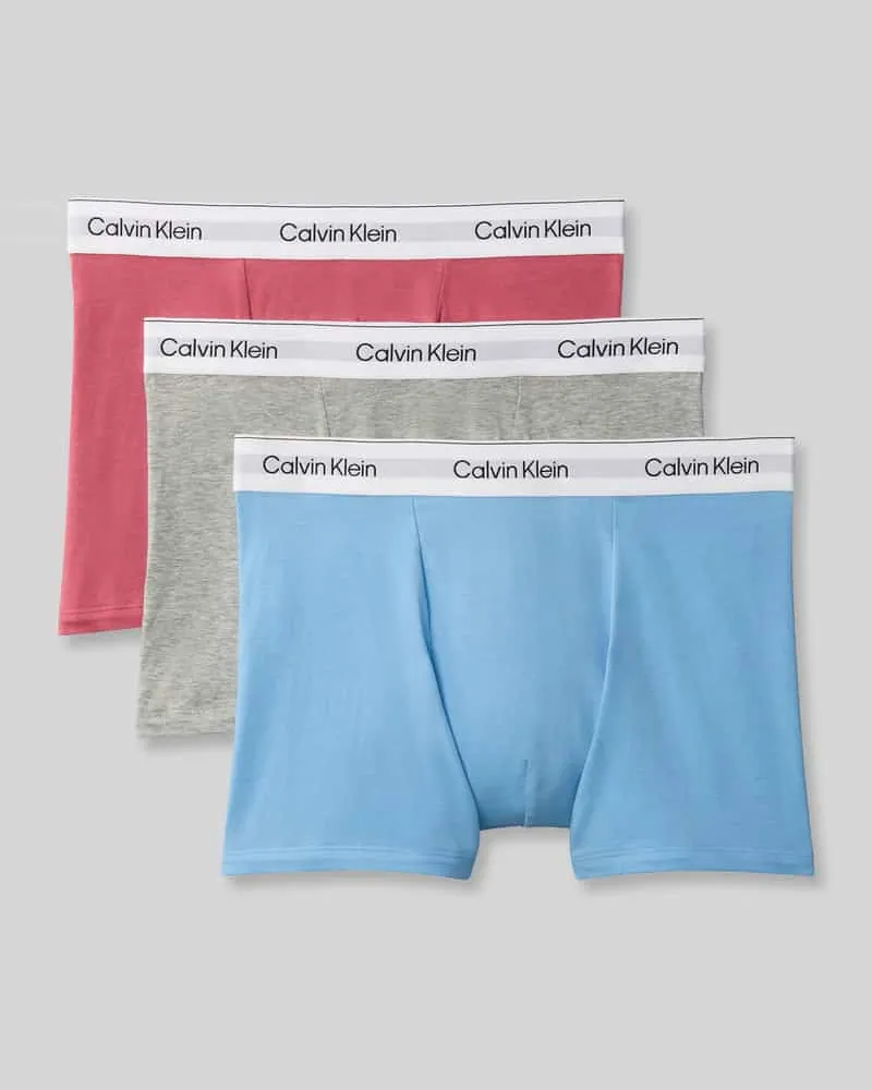 Calvin Klein Regular Fit Trunks aus Baumwoll-Mix im 3er-Pack Rosa