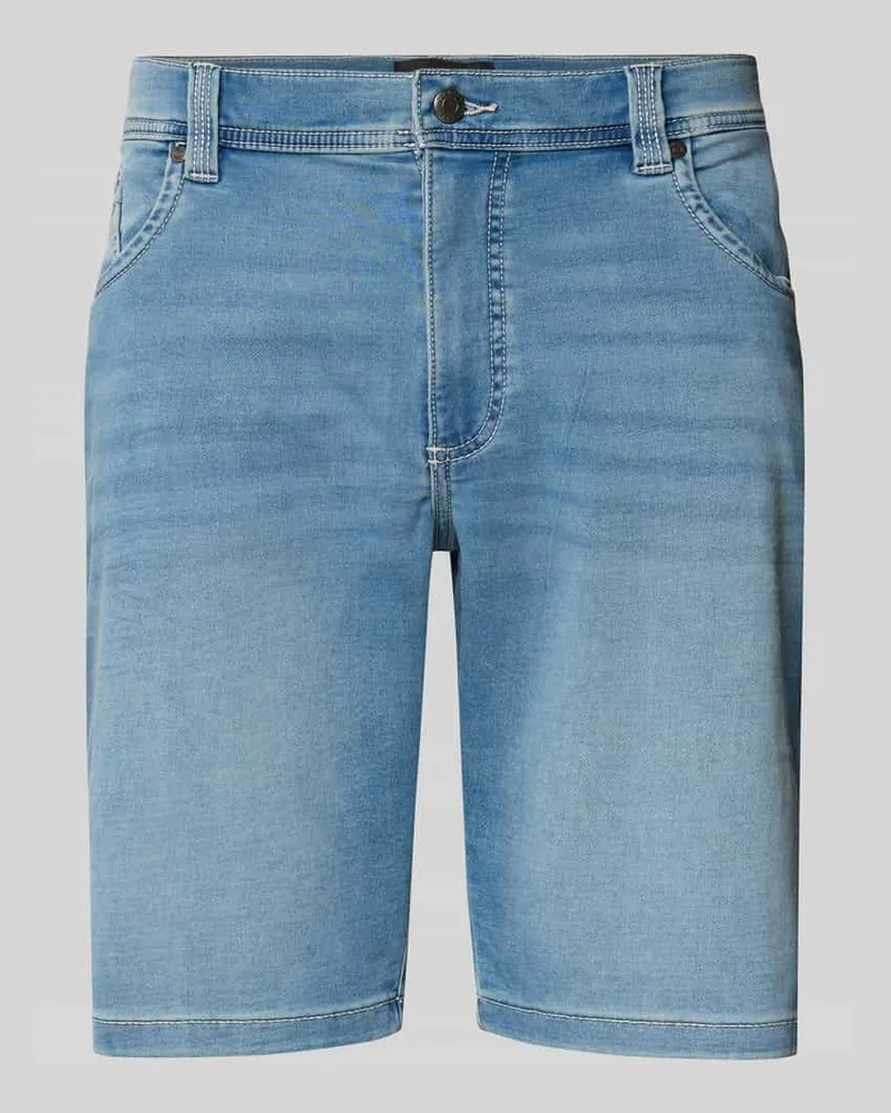 Bugatti Modern Fit Jeansshorts im 5-Pocket-Design 