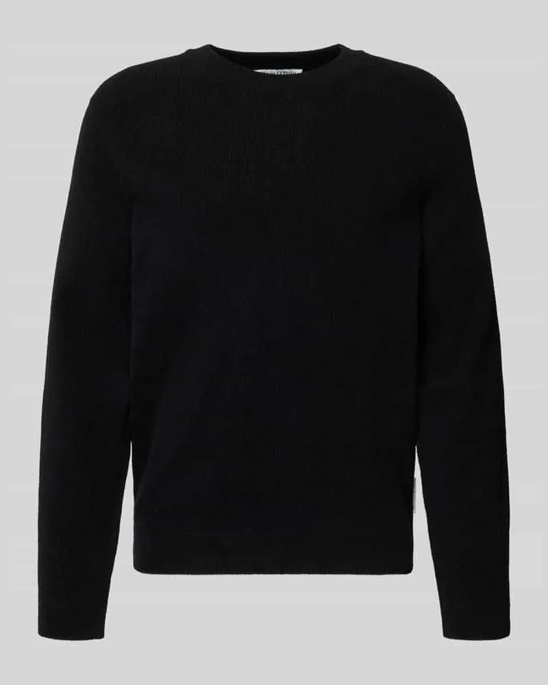 Marc O'Polo Regular Fit Pullover mit Baumwoll-Anteil Black