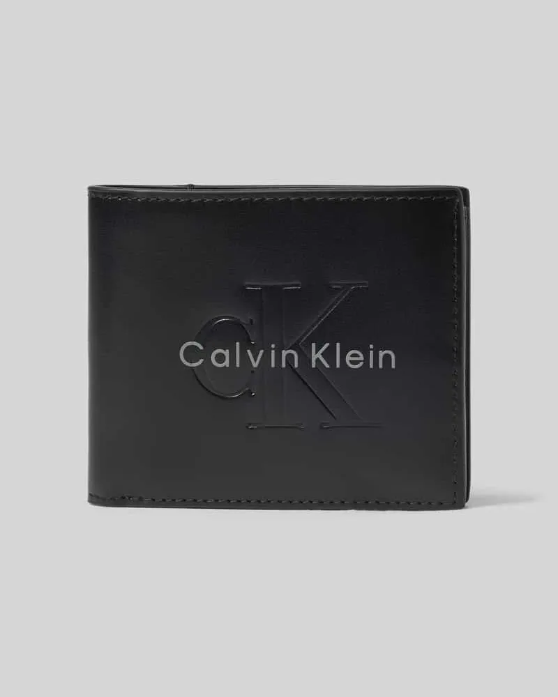 Calvin Klein Portemonnaie mit Logo Prägung Black