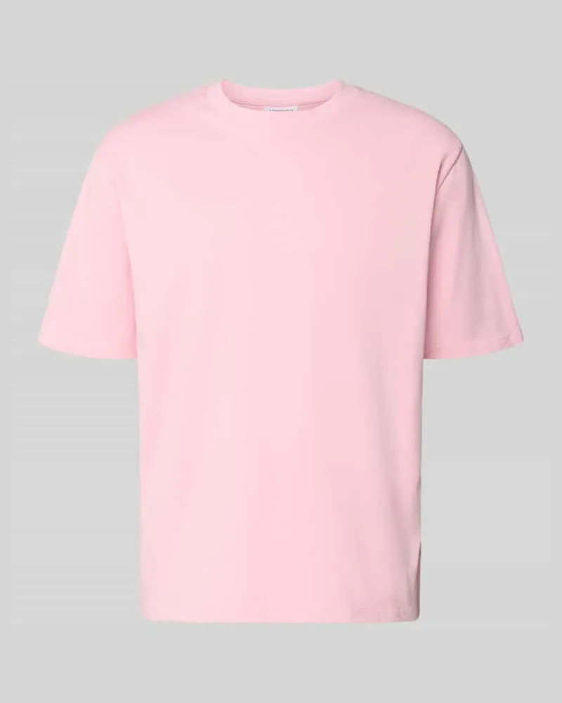 Lindbergh Oversized T-Shirt mit Rundhalsausschnitt Rosa