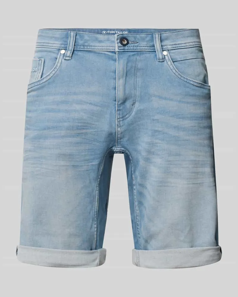 Tom Tailor Regular Fit Bermudas mit 5-Pocket-Design 