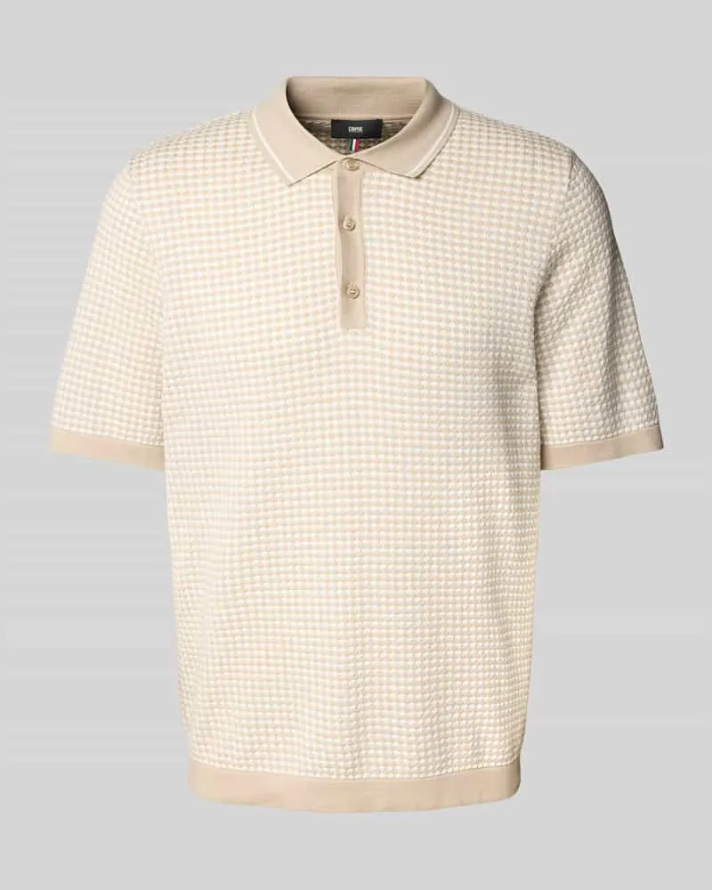 cinque Regular Fit Poloshirt mit Strukturmuster Modell 'FLAVIN 
