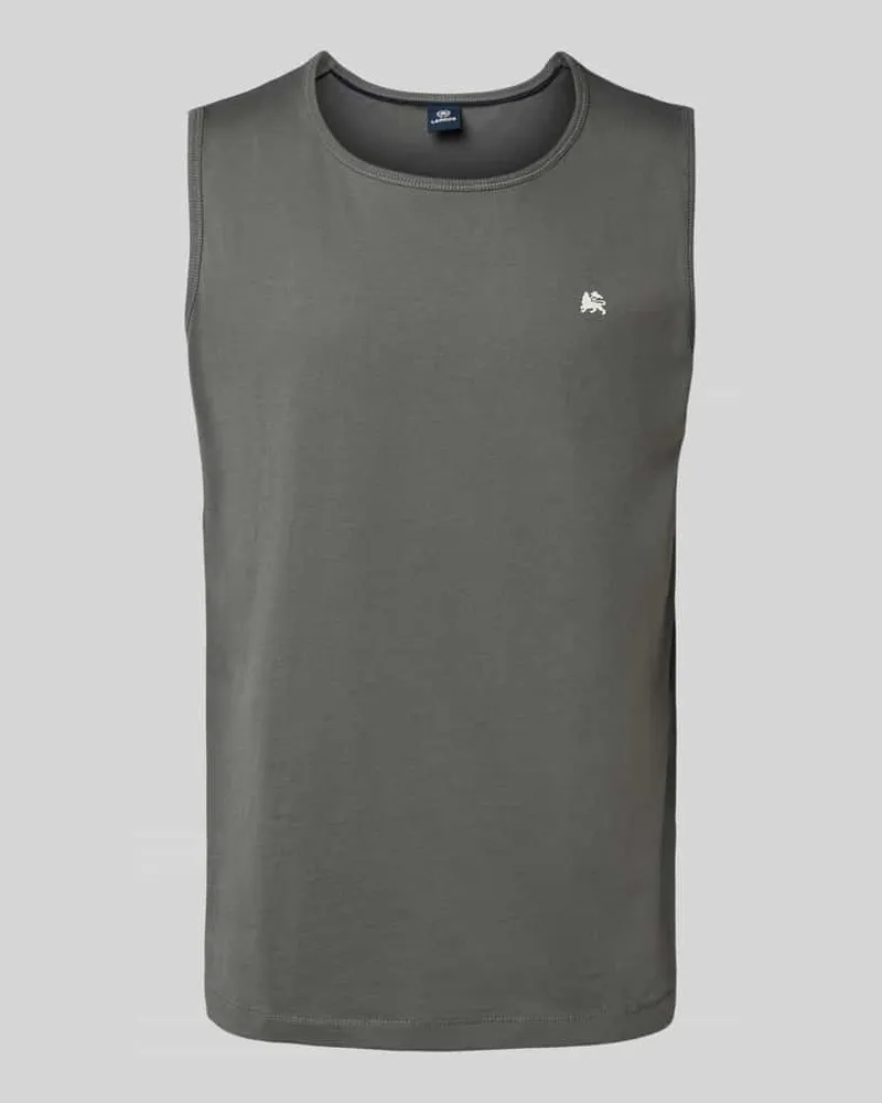 Lerros Tanktop mit Logo-Detail Mittelgrau