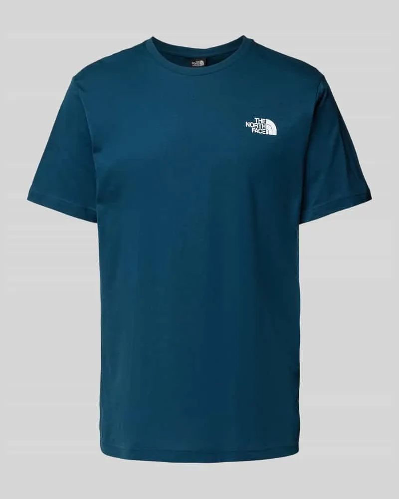 The North Face T-Shirt mit Label-Print Modell 'REDBOX CELEBRATION Petrol