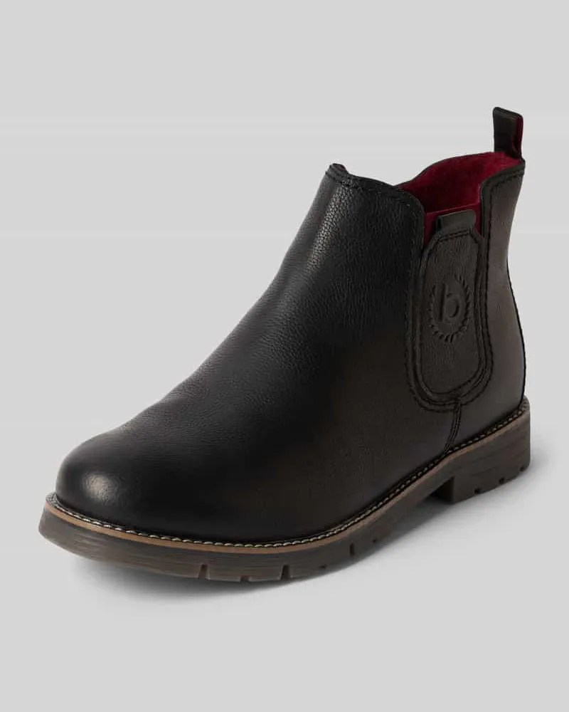 Bugatti Chelsea Boots aus echtem Leder Modell 'Jobar Black