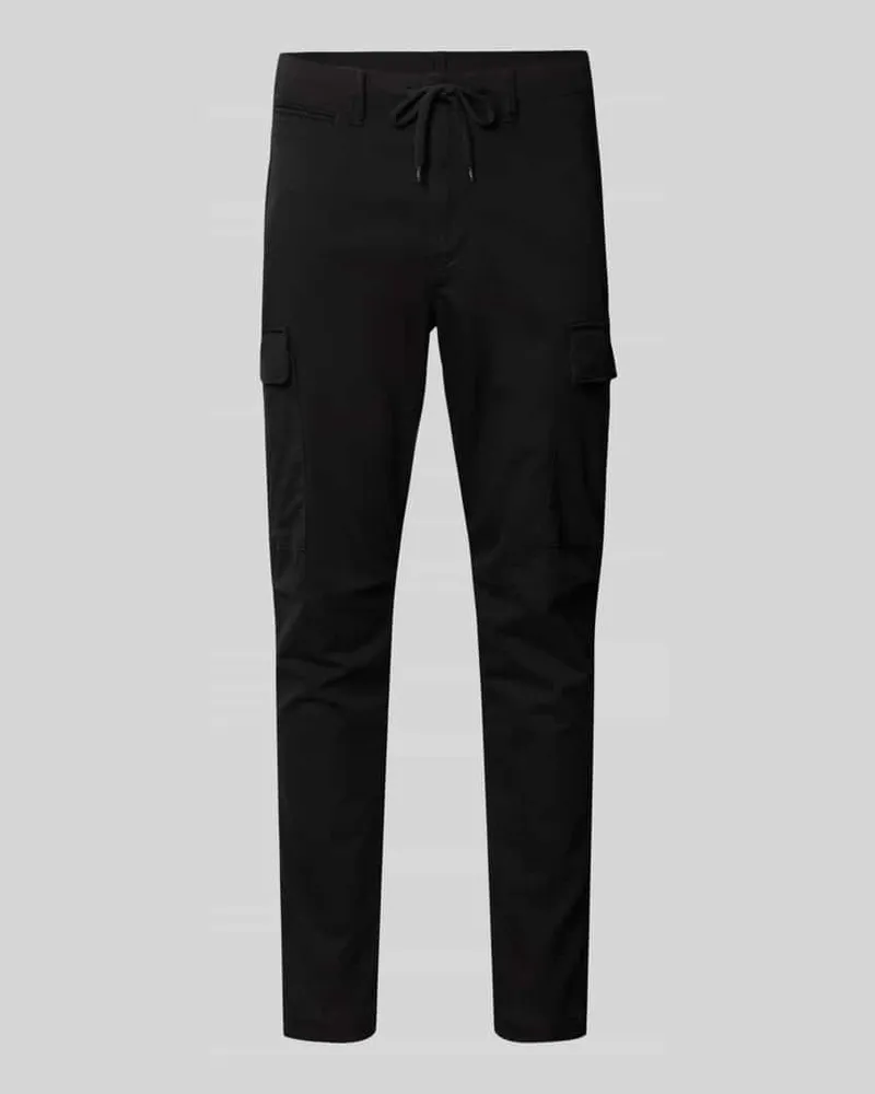 Ralph Lauren Cargohose mit elastischem Bund Black
