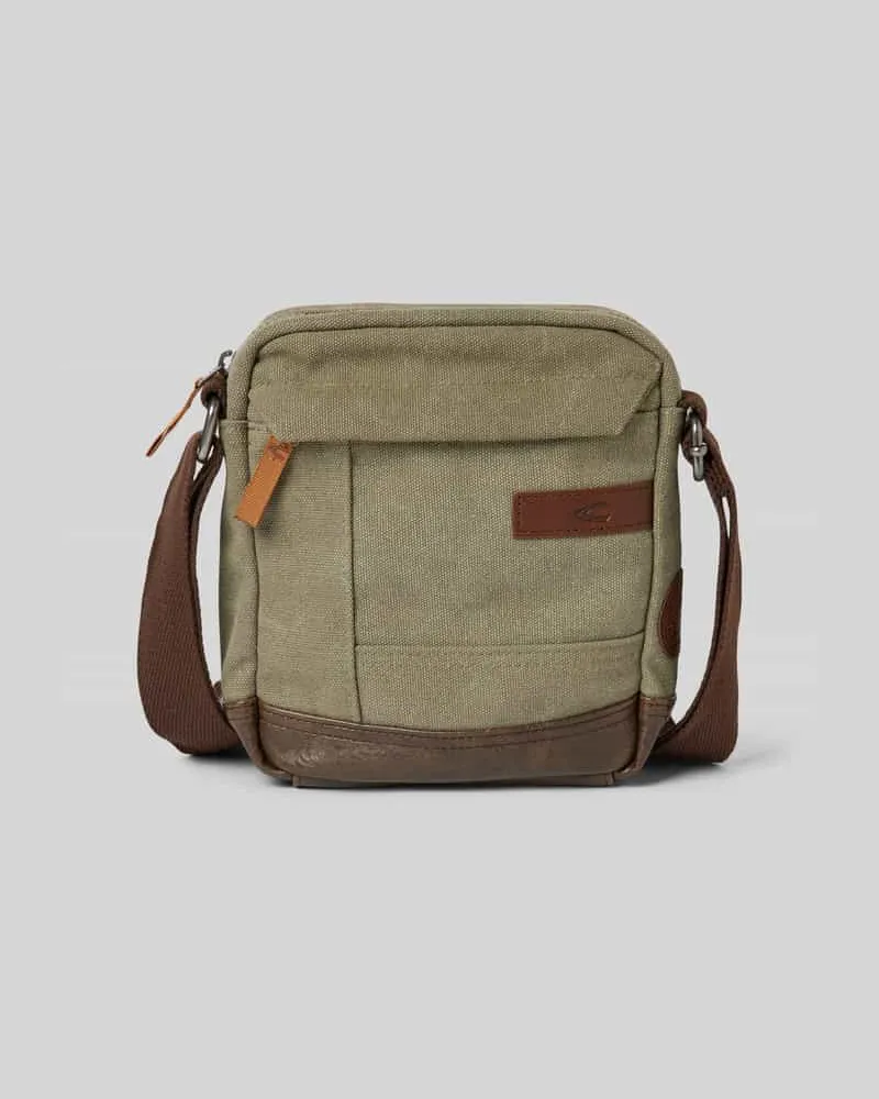 Camel Active Umhängetasche mit Label-Patch Modell 'Air cross Khaki