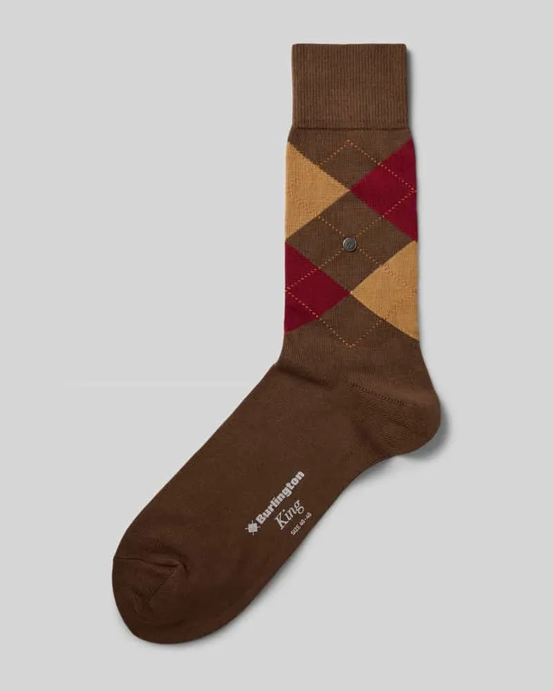 Burlington Socken mit Label-Details 