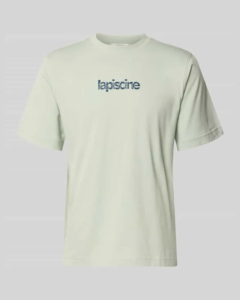 Selected Homme Regular Fit T-Shirt aus reiner Baumwolle Modell 'HASPEN Mint