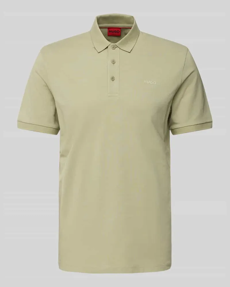 HUGO BOSS Poloshirt mit Label-Print Modell 'Donos 