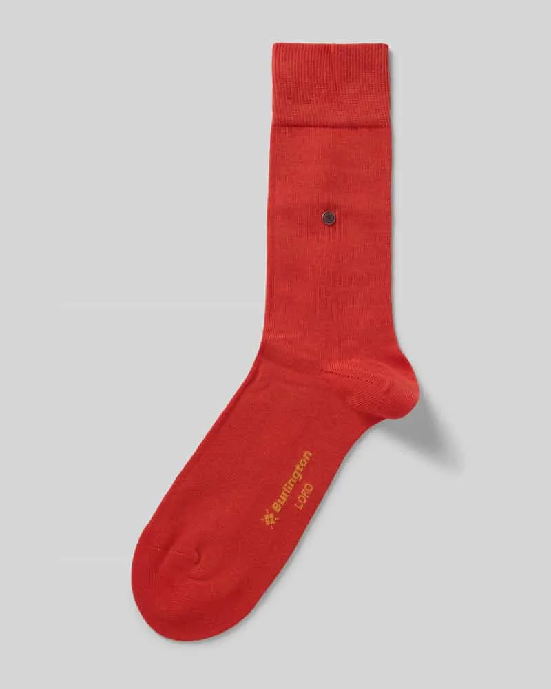 Burlington Socken mit -Niete Rot