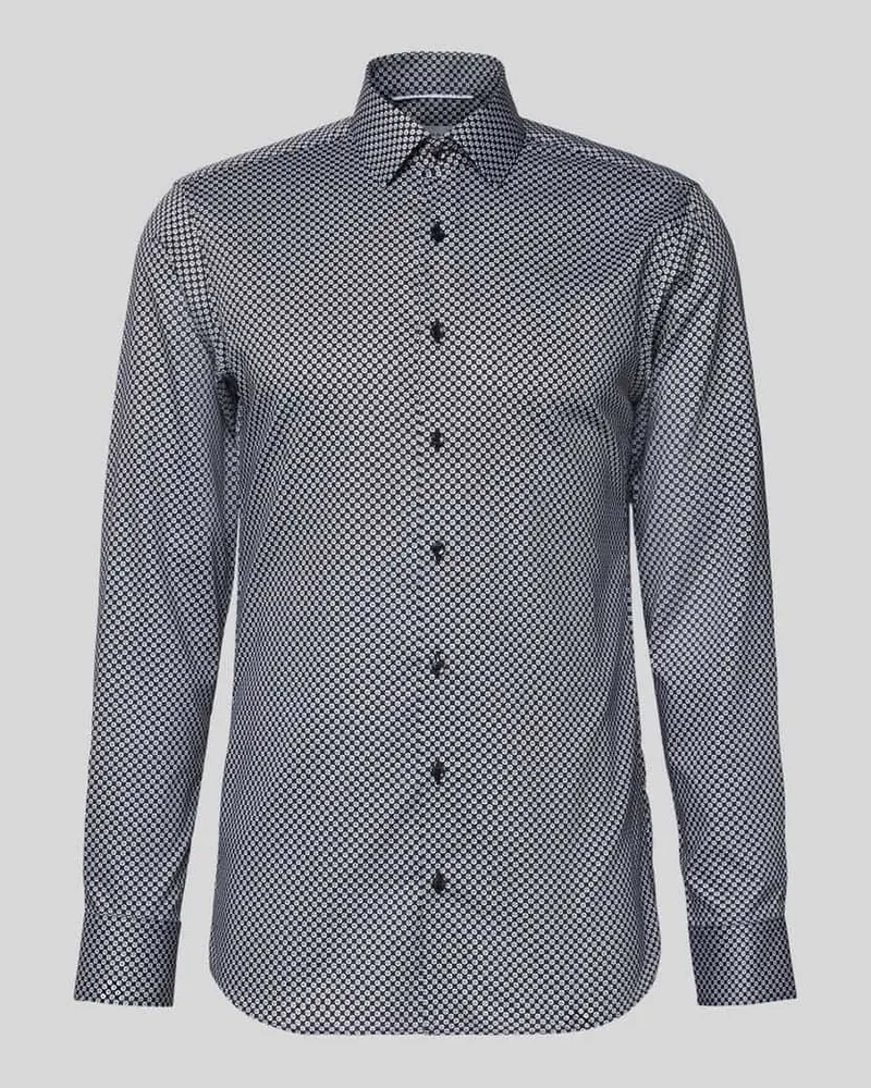 Eterna Slim Fit Businesshemd mit Kentkragen 